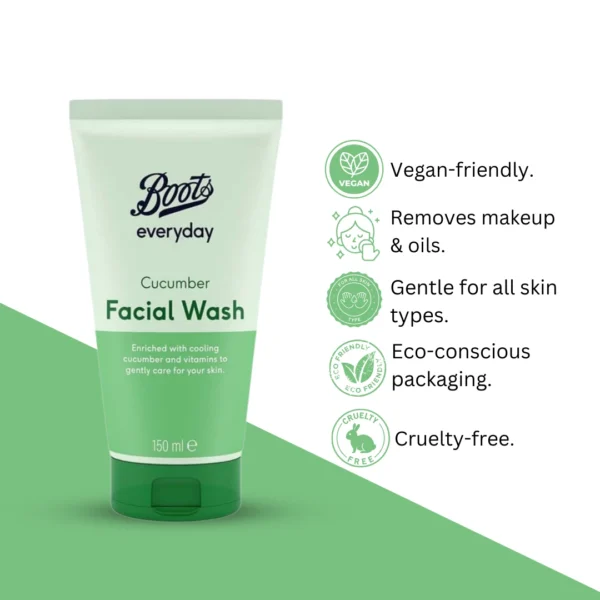 Boots Cucumber Facial Wash 150ml