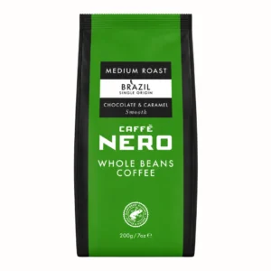 Brazil Caffe Nero Medium Roast Coffee Beans 200g