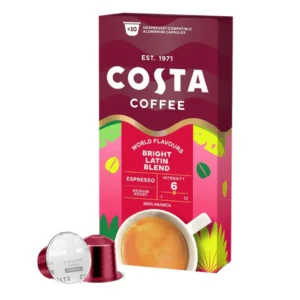 Bright Latin Blend Costa Nespresso Coffee Pods