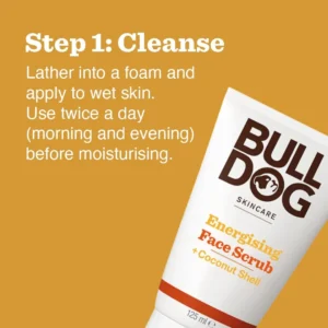 Bull Dog Energising Face Scrub 125ml