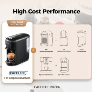 Cafelffe 5 in 1 Multiple Capsule Coffee Machine