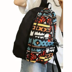 Casual Large Capacity Graffiti Print Backpack