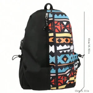 Casual Large Capacity Graffiti Print Backpack