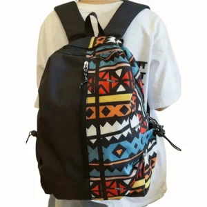 Casual Large Capacity Graffiti Print Backpack