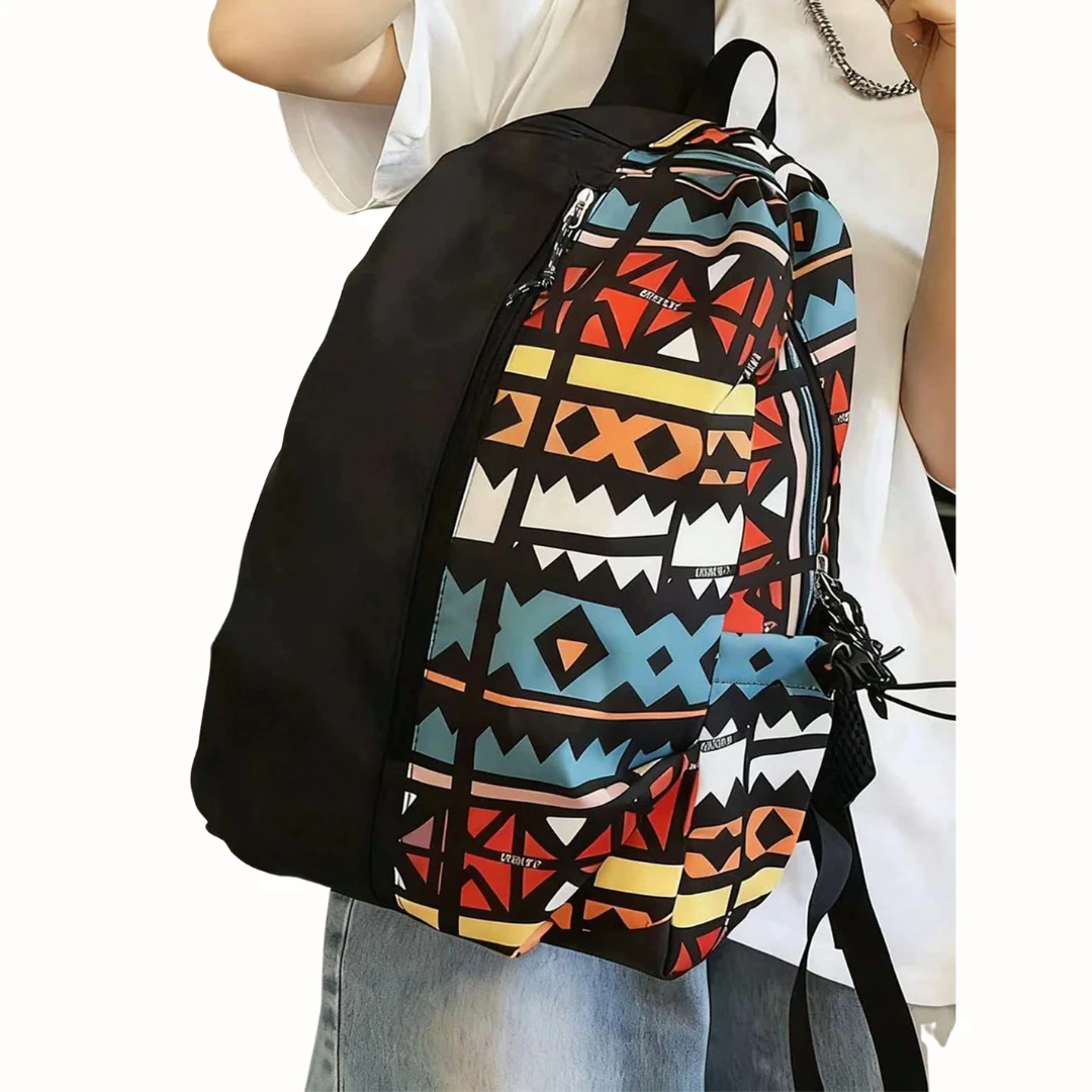 Casual Large Capacity Graffiti Print Backpack