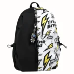 Casual Large Capacity Lightning Bolt Print Backpack