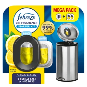 Citrus Fresh Febreze Bin Freshener Starter Kit