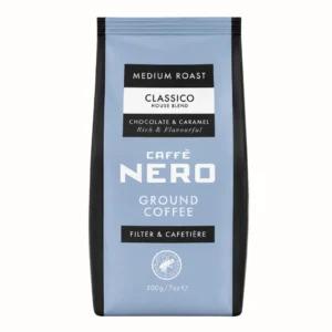Classico House Blend Caffe Nero Medium Roast Ground Coffee 200g