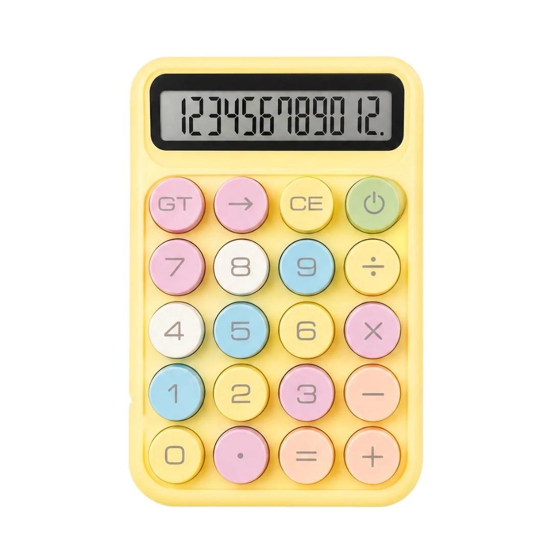 Colorful Calculator (Yellow)