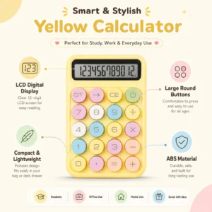 Colorful Calculator (Yellow)