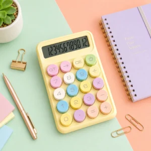 Colorful Calculator (Yellow)