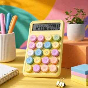 Colorful Calculator (Yellow)
