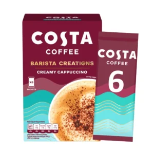 Costa Creamy Cappuccino Coffee Sachets 6 x 17g