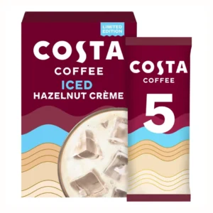 Costa Iced Hazelnut Crème Instant Coffee Sachets