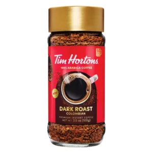 Dark Roast Colombian Tim Hortons Instant Coffee 100g