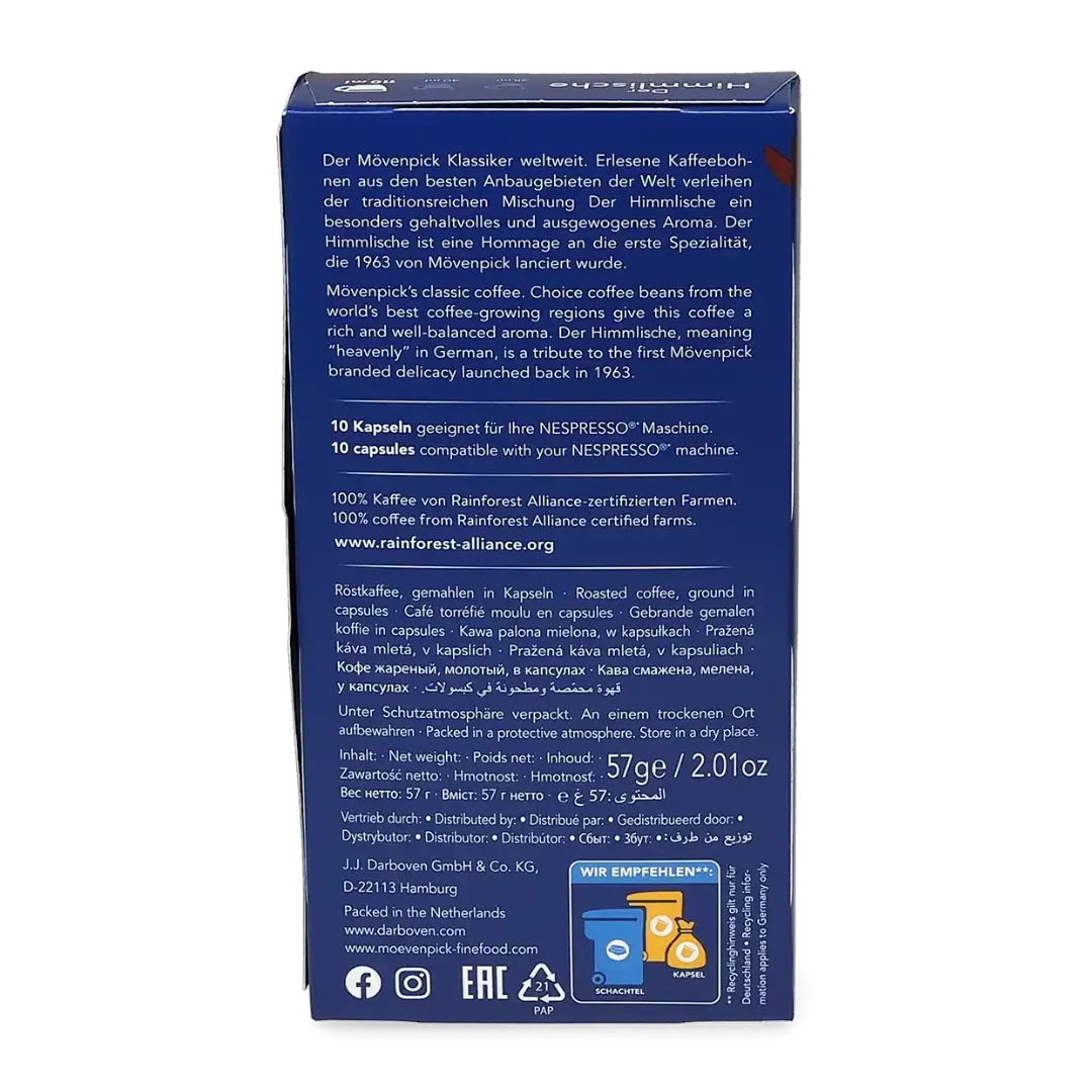 Der Himmlische Lungo Movenpick Nespresso Original Coffee Pods - Image 5