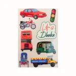 Dhaka City Transport Themed Fridge Magnet