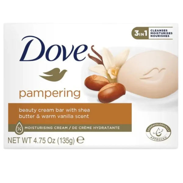 Dove Beauty Bar Shop Pampering Shea Butter 135g(Imported)