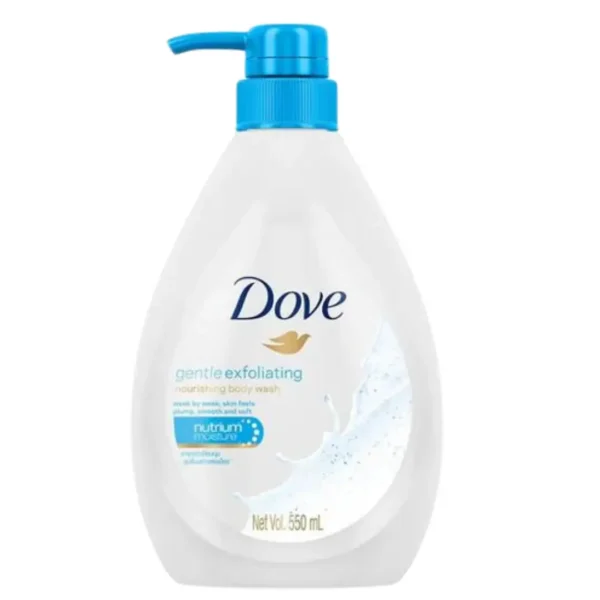 Dove Gentle Exfoliating Nourishing Body Wash 550ml