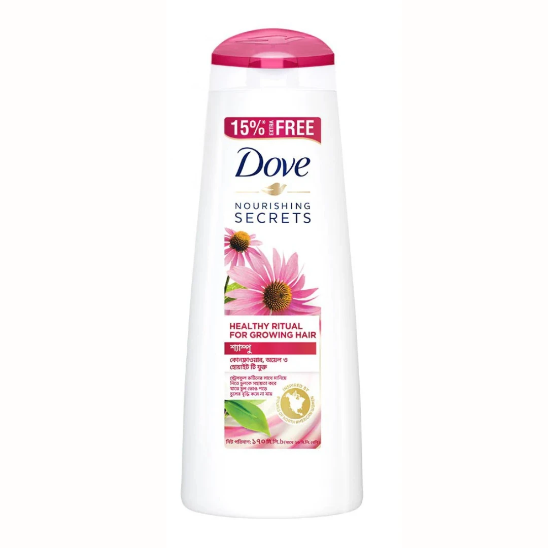 Dove Healthy Grow Shampoo 170ml (15% Extra)