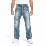 Dsquared2 Men's Grey Distressed Biker Jeans W30 L26