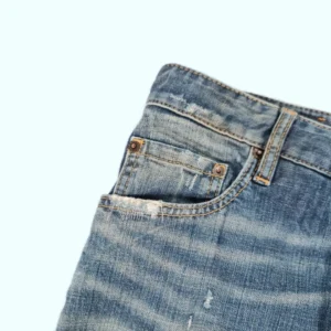 Dsquared2 Men’s Grey Distressed Biker Jeans W30 L26