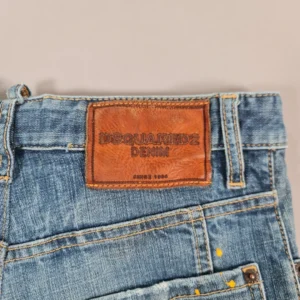 Dsquared2 Men's Grey Distressed Biker Jeans W30 L26