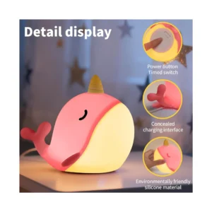 Egogo Whale Silicone Night Lamp