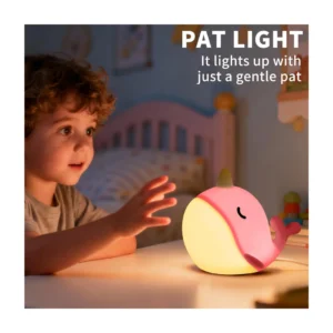 Egogo Whale Silicone Night Lamp