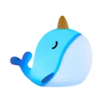 Blue Narwhal Night Light