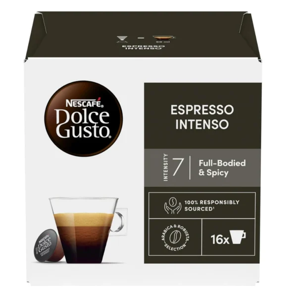 Espresso Intenso Nescafe Dolce Gusto Coffee Pods