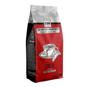 Espresso The Coffee Bean Roasting Very Dark Roast Ground Coffee 200g