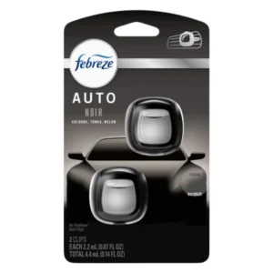 Febreze Auto Air Freshener Vent Clip Noir Scent