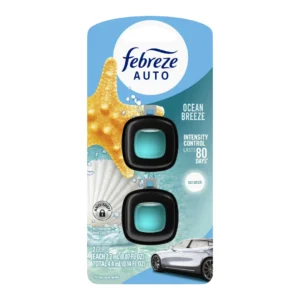 Febreze Auto Air Freshener Vent Clip Ocean Breeze Scent