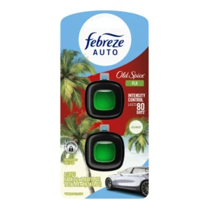 Febreze Auto Air Freshener Vent Clip Old Spice Fiji Scent