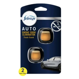 Febreze Auto Air Freshener Vent Clip Smoke Odor Eliminator Fresh Scent (1 Clip)