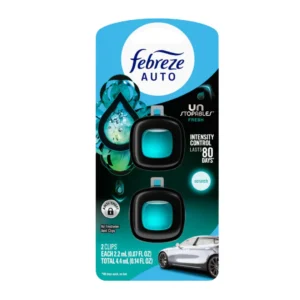 Febreze Auto Air Freshener Vent Clip Unstopables Fresh Scent