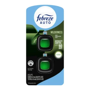 Febreze Auto Air Freshener Vent Clip Wilderness Scent