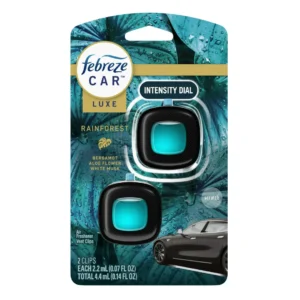 Febreze Car Air Freshener Vent Clip Rainforest Scent
