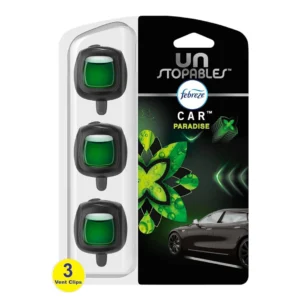 Febreze Car Air Freshener Vent Clip Unstopables Paradise Scent