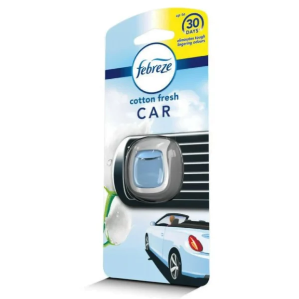 Febreze Car Air Freshener Vent Clips, Cotton Fresh