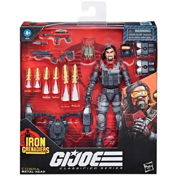 G.I. Joe Cobra Iron Grenadier Metal Head