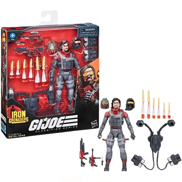 G.I. Joe Cobra Iron Grenadier Metal Head