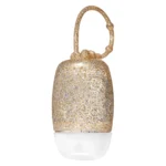 Gold Glitter PocketBac Hand Sanitizer Holder