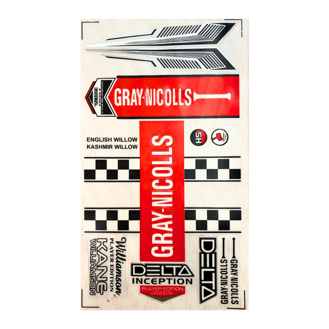 Gray-Nicolls Delta Inception Cricket Bat sticker