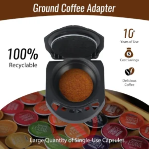 Ground Coffee Converter Adapter For Dolce Gusto Machines
