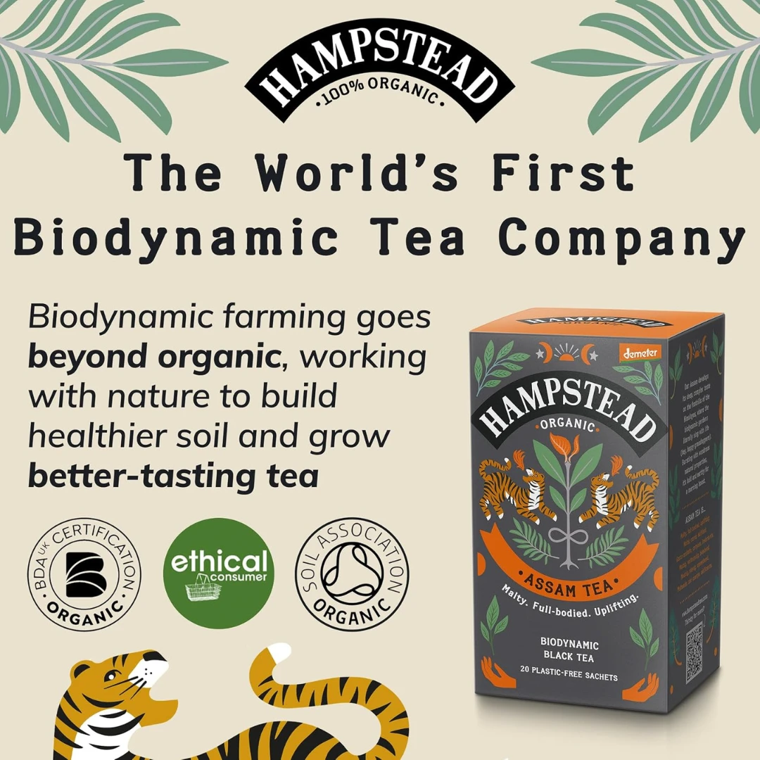 Hampstead Organic Assam Tea Bags