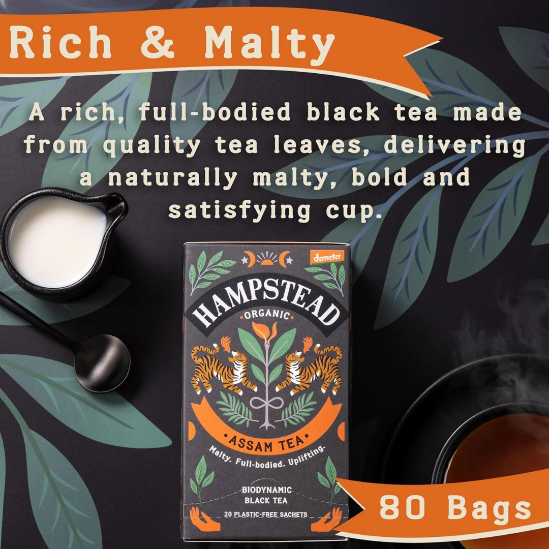 Hampstead Organic Assam Tea Bags