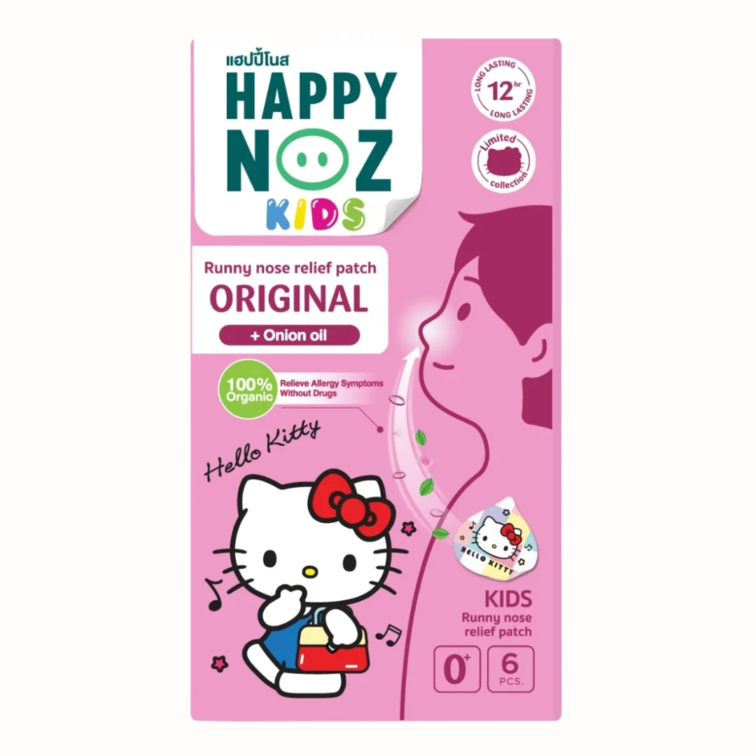 Happy Noz Kids Runny Nose Relief Patch (Hello Kitty Edition)
