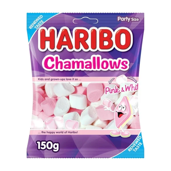 Haribo Chamallows Pink & White Candy 150gm